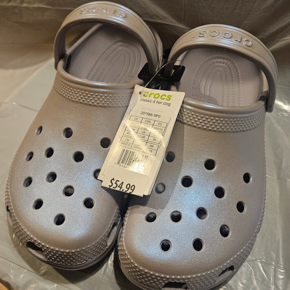 Women's Iridescent Purple Crocs